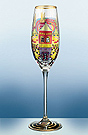 Schneckenhäuser mit schwarzem Rauch (Sektglas)