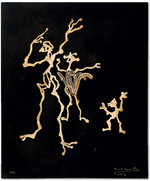  Bronzerelief X 