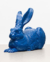 Dürer Hase (Blau)