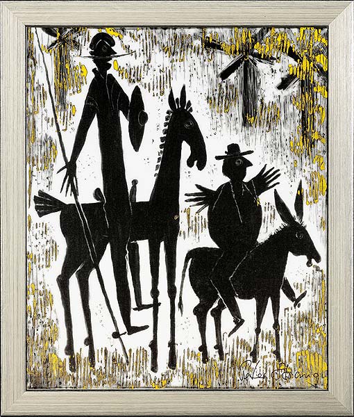  Don Quichotte und Sancho Pansa 