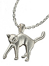 Der verliebte Kater (Collier, 925er-Sterlingsilber)