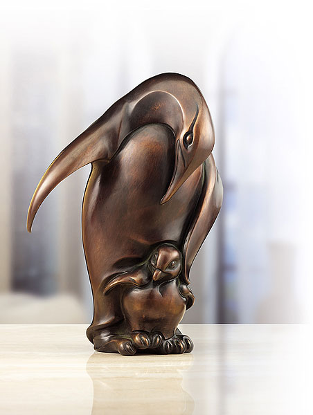  Pinguin mit Jungem 